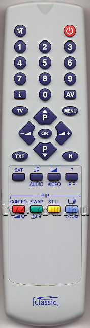 A CLASSIC távirányítók 100%-osan helyettesítik az eredetit.